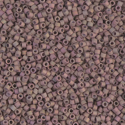 Miyuki Delica Bead 11/0 - DB1061 - Matte Metallic Dusky Clay AB - Barrel of Beads