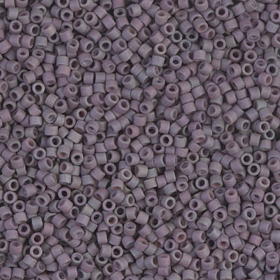 Miyuki Delica Bead 11/0 - DB1062 - Matte Metallic Purple Sage Gold Iris - Barrel of Beads