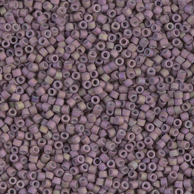 Miyuki Delica Bead 11/0 - DB1064 - Matte Metallic Orchid Gold Iris - Barrel of Beads