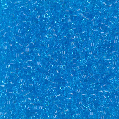 Miyuki Delica Bead 11/0 - DB1109 - Transparent Ocean Blue - Barrel of Beads