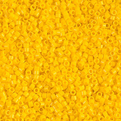 Miyuki Delica Bead 11/0 - DB1132 - Opaque Canary - Barrel of Beads