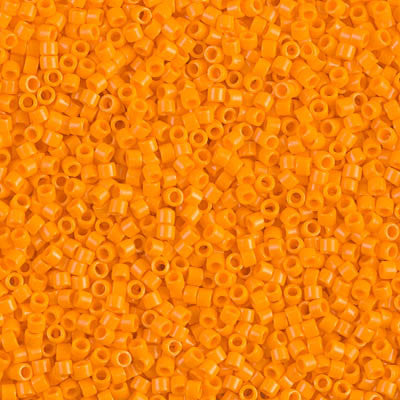 Miyuki Delica Bead 11/0 - DB1133 - Opaque Mandarin - Barrel of Beads