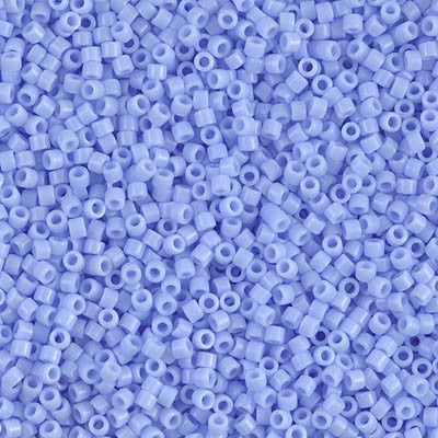 Miyuki Delica Bead 11/0 - DB1137 - Opaque Agate Blue - Barrel of Beads