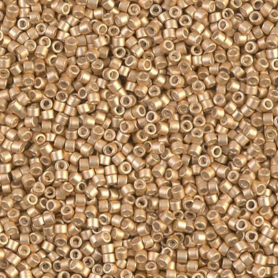 Miyuki Delica Bead 11/0 - DB1153 - Galvanized Semi-Frosted Mead - Barrel of Beads