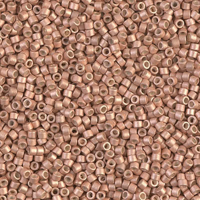 Miyuki Delica Bead 11/0 - DB1155 - Galvanized Semi-Frosted Muscat - Barrel of Beads