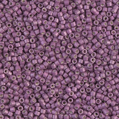 Miyuki Delica Bead 11/0 - DB1173 - Galvanized Matte Magenta - Barrel of Beads