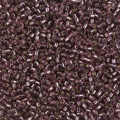 Miyuki Delica Bead 11/0 - DB1204 - Silver Lined Mauve - Barrel of Beads