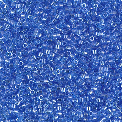 Miyuki Delica Bead 11/0 - DB1230 - Transparent Azure Luster - Barrel of Beads