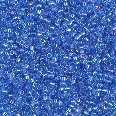 Miyuki Delica Bead 11/0 - DB1250 - Transparent Azure AB - Barrel of Beads