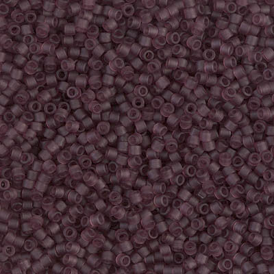 Miyuki Delica Bead 11/0 - DB1264 - Matte Transparent Mauve - Barrel of Beads