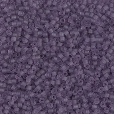 Miyuki Delica Bead 11/0 - DB1265 - Matte Transparent Light Amethyst - Barrel of Beads