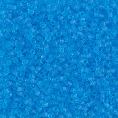 Miyuki Delica Bead 11/0 - DB1269 - Matte Transparent Ocean Blue - Barrel of Beads