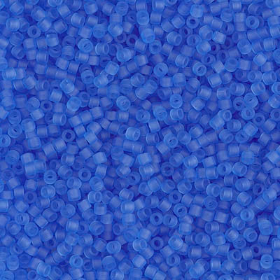 Miyuki Delica Bead 11/0 - DB1270 - Matte Transparent Azure - Barrel of Beads