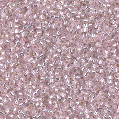 Miyuki Delica Bead 11/0 - DB1335 - Dyed Silver Lined Pink - Barrel of Beads
