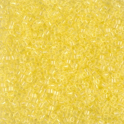 Miyuki Delica Bead 11/0 - DB1401 - Transparent Pale Yellow - Barrel of Beads