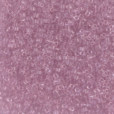 Miyuki Delica Bead 11/0 - DB1402 - Transparent Pale Rose - Barrel of Beads