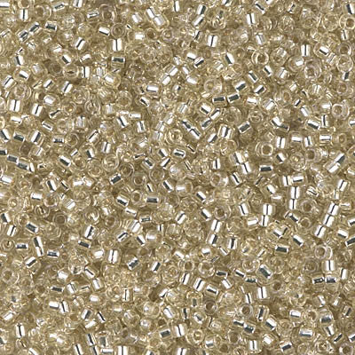 Miyuki Delica Bead 11/0 - DB1432 - Silver Lined Pale Yellow - Barrel of Beads