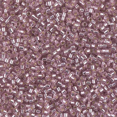 Miyuki Delica Bead 11/0 - DB1434 - Silver Lined Pale Rose - Barrel of Beads