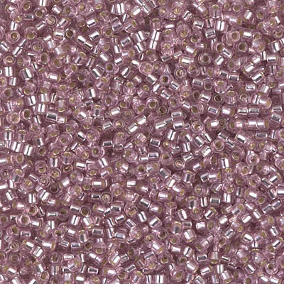 Miyuki Delica Bead 11/0 - DB1434 - Silver Lined Pale Rose - Barrel of Beads