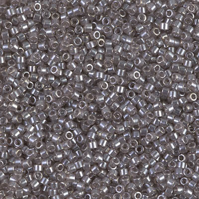 Miyuki Delica Bead 11/0 - DB1486 - Transparent Taupe Luster - Barrel of Beads