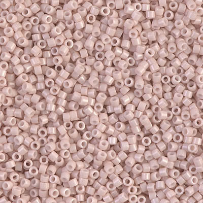 Miyuki Delica Bead 11/0 - DB1495 - Opaque Pink Champagne - Barrel of Beads
