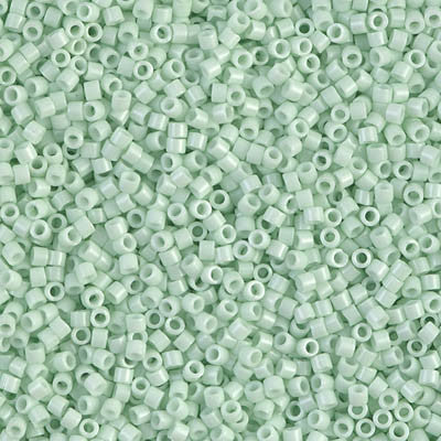 Miyuki Delica Bead 11/0 - DB1496 - Opaque Light Mint - Barrel of Beads