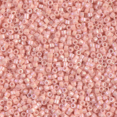 Miyuki Delica Bead 11/0 - DB1503 - Opaque Light Salmon AB - Barrel of Beads