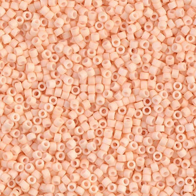 Miyuki Delica Bead 11/0 - DB1512 - Matte Opaque Light Peach - Barrel of Beads
