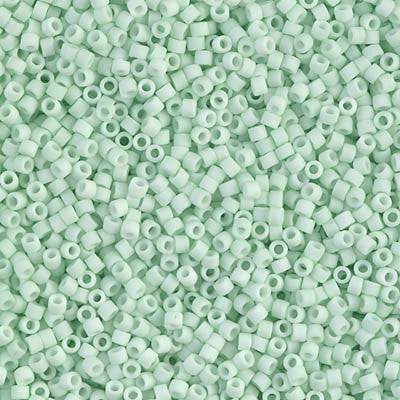Miyuki Delica Bead 11/0 - DB1516 - Matte Opaque Light Mint - Barrel of Beads