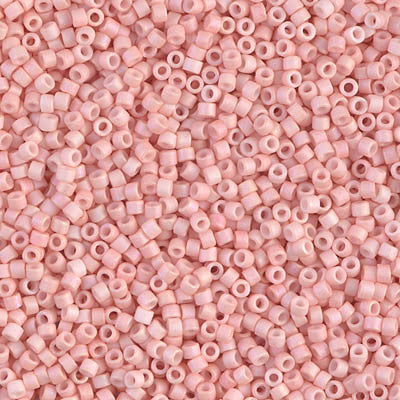 Miyuki Delica Bead 11/0 - DB1523 - Matte Opaque Light Salmon AB - Barrel of Beads