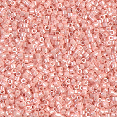 Miyuki Delica Bead 11/0 - DB1533 - Opaque Light Salmon Ceylon - Barrel of Beads