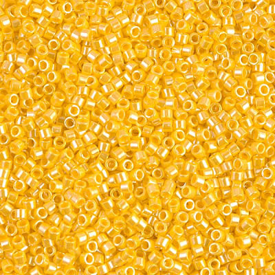 Miyuki Delica Bead 11/0 - DB1562 - Opaque Canary Luster - Barrel of Beads