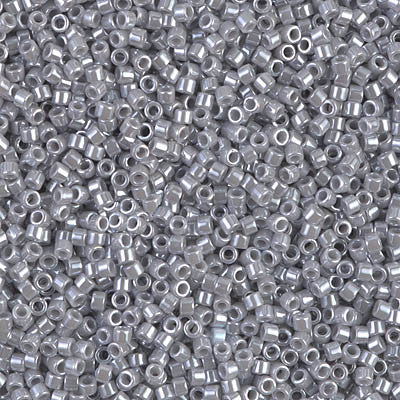 Miyuki Delica Bead 11/0 - DB1570 - Opaque Ghost Gray Luster - Barrel of Beads