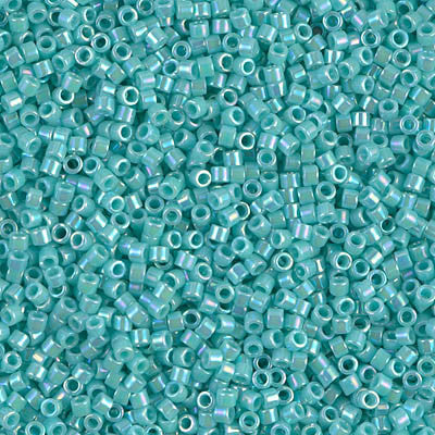 Miyuki Delica Bead 11/0 - DB1576 - Opaque Sea Opal AB - Barrel of Beads