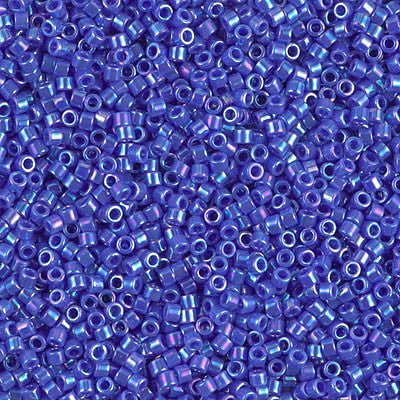 Miyuki Delica Bead 11/0 - DB1578 - Opaque Cyan Blue AB - Barrel of Beads