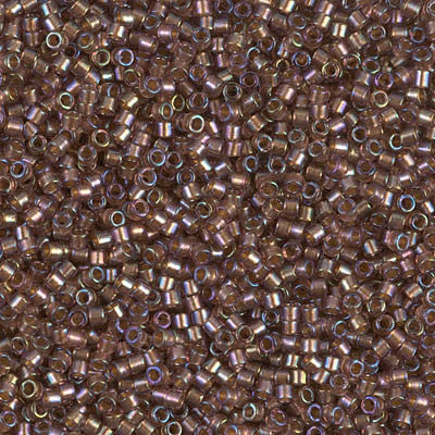 Miyuki Delica Bead 11/0 - DB1759 - Sparkling Beige Lined Amethyst AB - Barrel of Beads