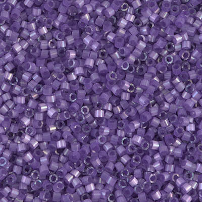 Miyuki Delica Bead 11/0 - DB1809 - Dyed Lilac Silk Satin - Barrel of Beads