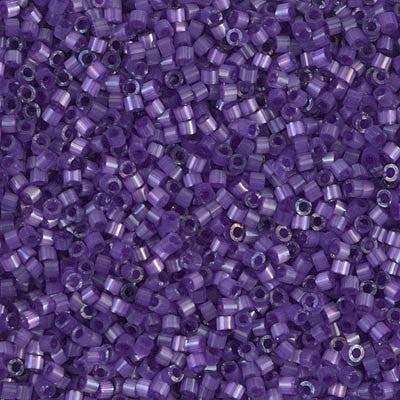 Miyuki Delica Bead 11/0 - DB1810 - Dyed Purple Silk Satin - Barrel of Beads