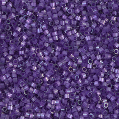 Miyuki Delica Bead 11/0 - DB1810 - Dyed Purple Silk Satin - Barrel of Beads