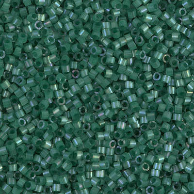 Miyuki Delica Bead 11/0 - DB1814 - Dyed Emerald Silk Satin - Barrel of Beads