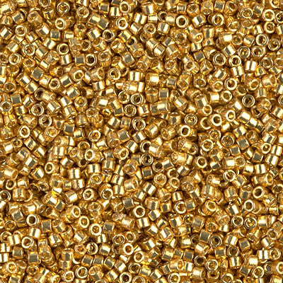 Miyuki Delica Bead 11/0 - DB1832 - Duracoat Galvanized Gold - Barrel of Beads