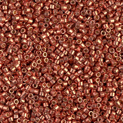 Miyuki Delica Bead 11/0 - DB1837 - Duracoat Galvanized Pink Blush - Barrel of Beads