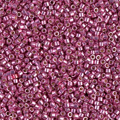 Miyuki Delica Seed Beads, 11/0 Size, Galvanized Matte Magenta DB1173 (2.5  Tube) — Beadaholique