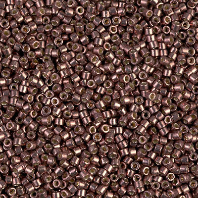 Miyuki Delica Bead 11/0 - DB1843 - Duracoat Galvanized Dark Mauve - Barrel of Beads