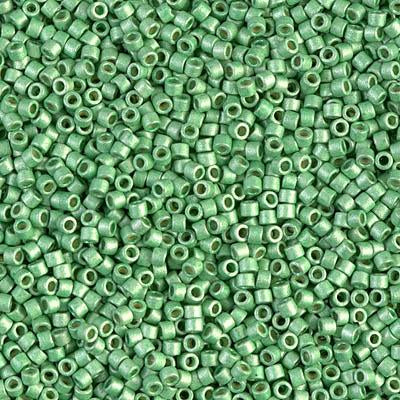 Miyuki Delica Bead 11/0 - DB1844F - Matte Duracoat Galvanized Dk Mint Green