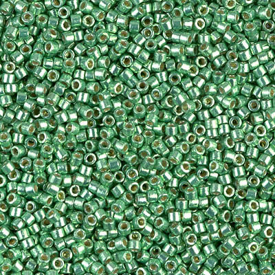 Miyuki Delica Bead 11/0 - DB1844 - Duracoat Galvanized Dark Mint Green - Barrel of Beads