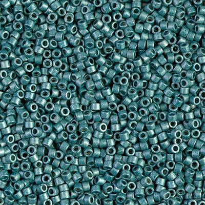Delica Beads (Miyuki), size 11/0 (same as 12/0), SKU 195006.DB11-1171,  galvanized matte dark mint, (10gram tube, apprx 1900 beads) - Land of  Odds-Be Dazzled Beads
