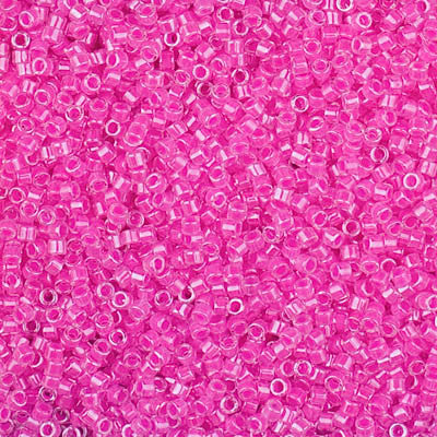 Miyuki Delica Bead 11/0 - DB2037 - Luminous Hot Magenta - Barrel of Beads