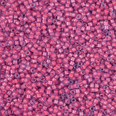 Miyuki Delica Bead 11/0 - DB2048 - Luminous Pink Taffy - Barrel of Beads