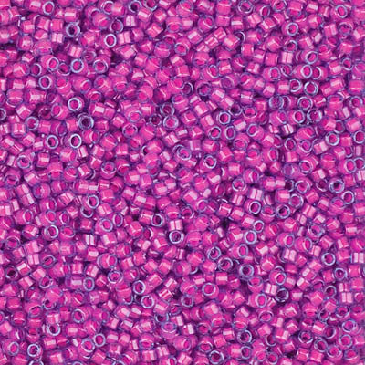 Miyuki Delica Bead 11/0 - DB2049 - Luminous Hot Pink - Barrel of Beads